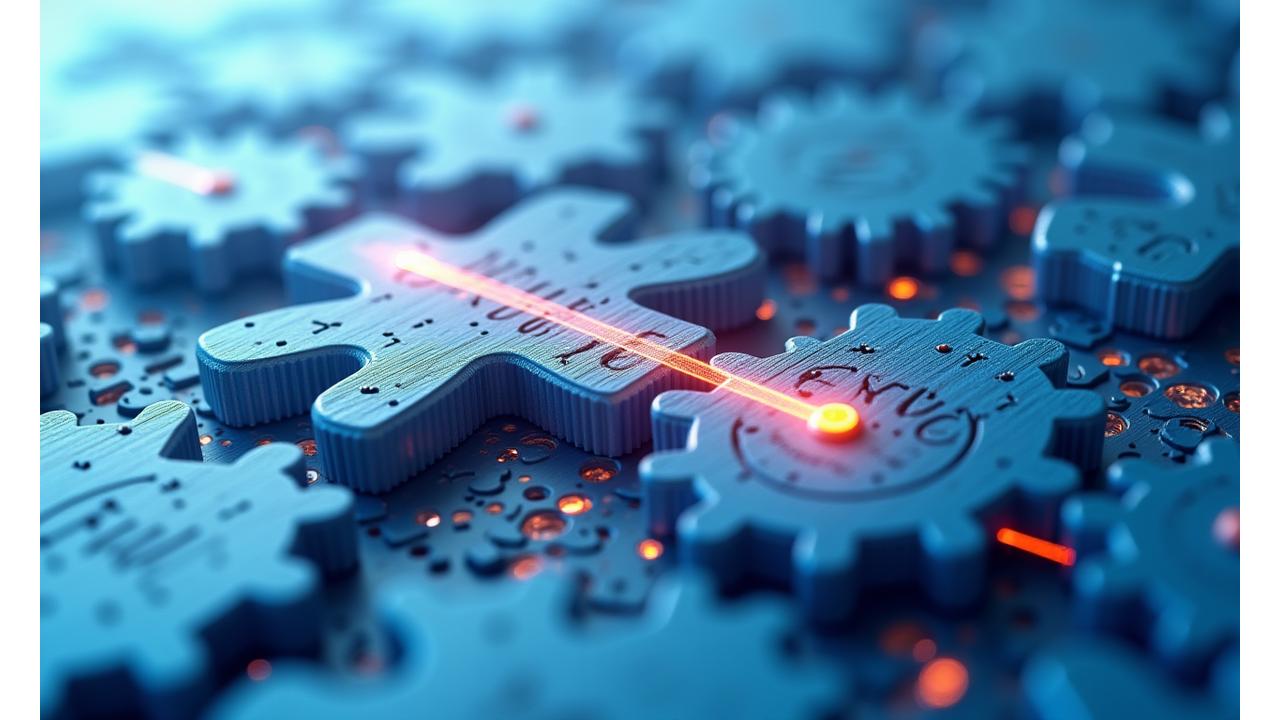 Une visualisation claire des différentes voies réglementaires (ANSM, EMA, FDA) représentées comme des chemins entrelacés mais structurés, avec des points de décision et des icônes de conformité. L'ensemble est interconnecté avec des symboles de financement, montrant l'alignement entre les deux aspects.