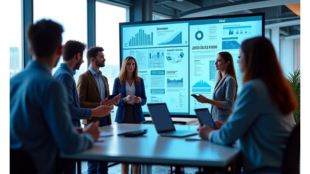 Illustration d'équipes de startups innovantes travaillant dans un espace moderne